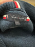 Tommy Hilfiger【純羊毛】秋冬男裝商務(wù)休閑青年棒球領(lǐng)羊毛衫針織開(kāi)衫外套 曬單實(shí)拍圖