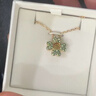 施華洛世奇（SWAROVSKI）IDYLLIA 幸運四葉草項鏈女送女朋友生日禮物女新年禮物5671144 曬單實(shí)拍圖