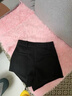 帛芮毛呢短褲女2025年秋冬天搭配靴子外穿高腰a字辣妹熱褲黑白色靴褲 曬單實(shí)拍圖