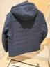 雅戈爾羽絨服男含【鵝絨】可拆卸連帽防風(fēng)保暖平整爽滑冬季保暖外套 藏青VLYD419889FTA M 170/92A 曬單實(shí)拍圖