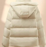 皮爾卡丹爆款羽絨棉服女2025冬季新款加厚保暖寬松韓版棉衣短款洋氣外套潮 米白色 M  85--105斤 曬單實(shí)拍圖