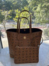 MCM【重磅新品】全新Visetos LIZ中號購物袋托特包女包大容量通勤 干邑色 中號 曬單實(shí)拍圖