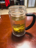 希諾（heenoor）抗菌玻璃杯雙層高檔辦公水杯男2025新款帶手柄泡茶杯子X(jué)N-9321KT 曬單實(shí)拍圖