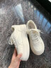 卓詩(shī)尼厚底小白鞋女2026年春季新款小個(gè)子增高運動(dòng)休閑板鞋百搭透氣女鞋 白色 37 曬單實(shí)拍圖