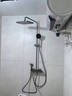 九牧（JOMOO）花灑淋浴套裝槍灰琴鍵自動(dòng)除垢精銅水路淋浴器36602-536/HBS-1 曬單實(shí)拍圖