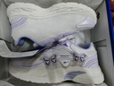 回力（Warrior）童鞋女童運動(dòng)鞋春秋季網(wǎng)面透氣輕便跑步鞋WZ-1710 白/紫35 曬單實(shí)拍圖
