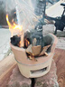 泥巴柴火爐港式打邊爐商用老式陶土炭爐家用爐子砂鍋戶(hù)外燒烤碳爐 柴爐中號 1英寸 曬單實(shí)拍圖