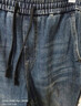 森馬（Semir）森柔|牛仔褲男春寬松直筒牛仔長(cháng)褲抽繩松緊腰褲肌理103125124105 曬單實(shí)拍圖