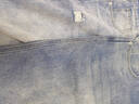 :CHOCOOLATEit美式淺色牛仔褲男冬季新款寬松直筒闊腿休閑褲 淺藍 36 曬單實(shí)拍圖