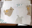 全棉時(shí)代嬰兒春夏秋冬可洗隔尿墊純棉新生兒寶寶大號護理墊姨媽墊床單 【針織可洗】熊熊下午茶  90×70cm 曬單實(shí)拍圖