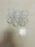 爾山集白酒杯6只套裝創(chuàng  )意復古高腳刻花玻璃杯家用一兩迷你小酒杯一口杯 【6只裝】蝴蝶刻花玻璃酒杯 曬單實(shí)拍圖