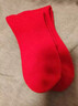 GIOIO日本進(jìn)口山羊絨襪子加厚男女中筒襪秋冬保暖吸汗色針織毛襪家居襪 紅色   100純山羊絨裝 1雙 均碼 標準 曬單實(shí)拍圖