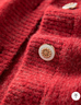 晚白【新品】2025冬款穿搭新年騏驥紅短款小個(gè)子上衣針織開(kāi)衫外套 紅色 L 曬單實(shí)拍圖