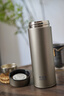水宜生純鈦保溫杯男士鈦杯高檔商務(wù)大容量車(chē)載富氫泡茶水杯辦公養生杯子 T815鈦本色弱堿500ml 曬單實(shí)拍圖