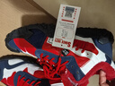 雙星（shuangxing）男鞋冬季加絨加厚保暖棉鞋青少年運動(dòng)阿甘賽車(chē)老爹鞋 藍紅 43 曬單實(shí)拍圖