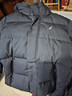 諾帝卡（NAUTICA）男裝25秋冬新款防輕潑水鵝絨連帽羽絨服男JE5308 藏青色4NV M 曬單實(shí)拍圖