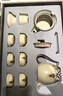 臻廚聚功夫茶具整套陶瓷汝窯套裝提梁茶壺泡茶器節日送禮喬遷禮物伴手禮 江海與崖十頭【禮盒裝】 曬單實(shí)拍圖
