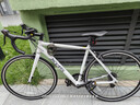 喜德盛（xds）公路自行車(chē)RC200入門(mén)休閑14速變速鋁合金車(chē)架公路車(chē) 25款-白/灰 510mm 曬單實(shí)拍圖
