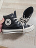匡威（Converse）官方1970S男女高幫牛皮革休閑板鞋經(jīng)典黑黑色A13863C A13863C 37 曬單實(shí)拍圖