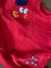 巴拉巴拉童裝寶寶打底衫男女童嬰兒長(cháng)袖t恤春季衛衣年服喜慶加絨 中國紅60611 100 曬單實(shí)拍圖