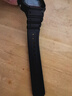 Mtin橡膠樹(shù)脂手表帶配件適用于Casio卡西歐G-SHOCK DW5600 GW-M5610 G-5600E小方塊表帶 黑色黑扣 16mm 曬單實(shí)拍圖