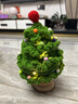 己花創(chuàng  )意桌面跨新年元旦發(fā)財樹(shù)高級擺件手工針織禮物家用辦公裝飾 曬單實(shí)拍圖