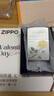 ZIPPO正版煤油打火機 炫彩玫瑰之名 送男女朋友情人節禮物刻字 磨砂玫瑰之名（禮盒套餐） 曬單實(shí)拍圖