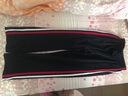 麥維梵校服褲子春秋季紅白杠校服褲兒童小學(xué)生初中高中校園同款直筒褲 917白紅杠 L (170) 曬單實(shí)拍圖
