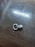 靚做項鏈扣連接扣DIY首飾手工雙環(huán)扣翡翠珍珠項鏈吊墜扣搭扣接頭配件 白金色2個(gè)裝 曬單實(shí)拍圖