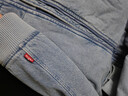 Levi's李維斯25年秋冬新款男士針織休閑百搭牛仔外套001K300030L 淺藍 M 曬單實(shí)拍圖