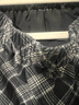 三彩2025冬季新款格紋半身裙松緊腰A字裙長(cháng)裙簡(jiǎn)約M 黑米格紋 M 160/68A 曬單實(shí)拍圖