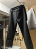 龍牙二代龍牙隱烈保暖軟殼褲修身長(cháng)褲冬季加絨加厚防 極夜黑（隱之烈鋒直筒版） 34 175/90B 171-190斤 曬單實(shí)拍圖
