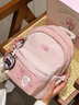 BAGSMART x EstherBunny艾絲樂(lè )小兔聯(lián)名迷你雙肩包通勤校園輕便女學(xué)生書(shū)包 甜心粉（刺繡款） 曬單實(shí)拍圖