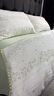 唐裔田園風(fēng)全棉雙層紗床上四件套純棉貝殼邊小碎花被套床單臥室三件套 陌上花開(kāi)【全棉雙層紗精致貝殼邊】 1.5m床 床單款 四件套-被套200x230 曬單實(shí)拍圖