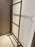 八海鳥(niǎo)雙層落地衣架上下室內衣帽架晾衣架服裝店掛衣架可移動(dòng)臥室雙桿式 曬單實(shí)拍圖
