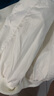 鴨鴨【90+系列】輕薄羽絨服女短款秋冬新款短款時(shí)尚連帽韓版排骨外套 米白色 S 曬單實(shí)拍圖