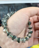 玉有情【鬼佬財神】天然綠幽靈水晶手鏈男女款轉運珠手串招財轉運送禮物 曬單實(shí)拍圖