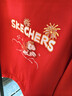 Skechers斯凱奇兒童躍動(dòng)新春系列秋冬童裝男女童馬年時(shí)尚紅色衛衣L126K010 加絨/賽車(chē)紅 /001W 160 曬單實(shí)拍圖