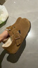 BIRKENSTOCK勃肯德國進(jìn)口男女款絨面保暖London Shearling毛毛鞋 棕色窄版1014963 38 曬單實(shí)拍圖