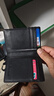 faman2023新款超薄卡包男式真皮迷你精致高檔卡片包薄款男駕駛證小卡夾 黑色 曬單實(shí)拍圖