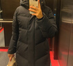 波司登（BOSIDENG）25新款羽絨服女長(cháng)款90絨通勤時(shí)尚休閑連帽冬季保暖外套B250245166 黑色8056 M 165/88A 體重約110-120斤 曬單實(shí)拍圖