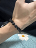 AWNL如意轉輪黑曜石手鏈男手串小眾輕奢時(shí)尚百搭飾品送男友生日禮物 【黑曜石補水】 M碼 推薦手圍15-16cm 曬單實(shí)拍圖