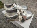 百麗彩虹豆跑道系列阿甘鞋2026春新商場(chǎng)同款花邊車(chē)線(xiàn)復古鞋E9Y1DAM6 銀色 37 (235mm) 曬單實(shí)拍圖