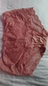 金三塔商場(chǎng)同款金三塔桑蠶絲真絲內褲女士中腰透氣蕾絲花邊平角內褲 西柚粉 1條 XL 曬單實(shí)拍圖