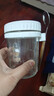 拜杰隔夜燕麥杯杯子牛奶杯早餐杯酸奶杯梅森杯刻度水杯帶蓋帶勺隨行杯 曬單實(shí)拍圖