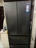 海爾（Haier）416小紅花冰箱70cm寬法式多門(mén)四開(kāi)門(mén)594mm超薄零距離自由嵌入式一級能效雙變頻風(fēng)冷無(wú)霜家用電冰箱 416升超薄零嵌+母嬰三檔變溫+黑金凈化 曬單實(shí)拍圖