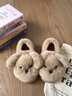 途尊2025年冬季情侶居家必備保暖軟底棉鞋毛絨垂耳狗外穿可愛(ài)EVA棉拖 蛋黃色【小狗棉拖鞋】保暖防滑 36.5 曬單實(shí)拍圖