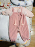 巴拉巴拉童裝嬰兒連體衣服2025秋冬裝寶寶爬服包屁衣爬爬服仿羊羔毛造型萌 粉色兔子00366 80cm 曬單實(shí)拍圖
