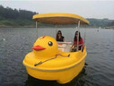 喬洛夫腳踏船公園景區觀(guān)光游樂(lè )船成人兒童卡通水上游玩船自排水碰碰船 新款自排水電動(dòng)船（不包郵） 曬單實(shí)拍圖