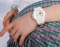 卡西歐（CASIO）BABY-G BGA-10系列學(xué)生手表 小甜芯運動(dòng)腕表 筆袋禮盒 考試手表 BGA-10-7APRS【手帳禮盒】 曬單實(shí)拍圖
